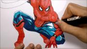 Foto de Dibujo 3D de Spider-Man en Avengers: Infinity War
