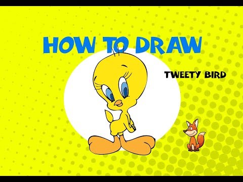 How to draw Tweety Bird - Learn to Draw - ART LESSON arte