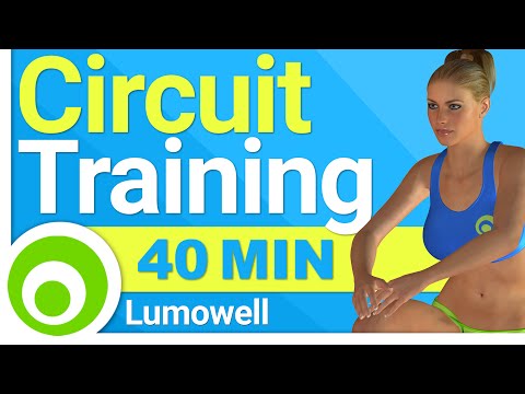 Circuit Training to Lose Weight and Tone Your Body - 40 Minute Full Body Workout