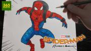 Foto de Dibujo 3D de Spider-Man en Avengers: Infinity War
