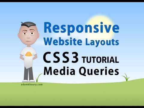 CSS3 Tutorial - Responsive Website Layout Media Queries CSS Stylesheets