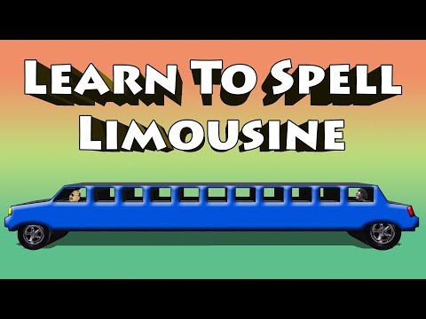 Learn To Spell Limousine - Vehicle Spelling Video For Kids Mercedes Rides
