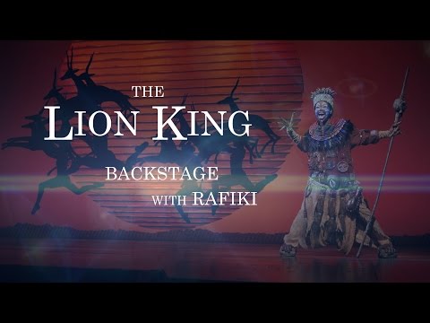 The Lion King Backstage - Rafiki
