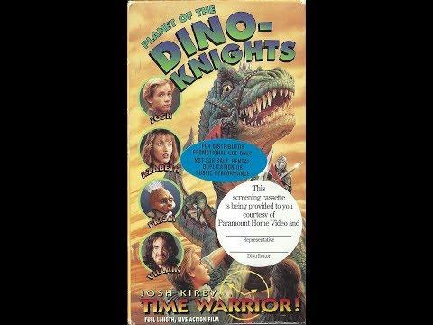 Josh Kirby... Time Warrior!: Chapter 1, Planet of the Dino-Knights (1995) Previews - Screener VHS