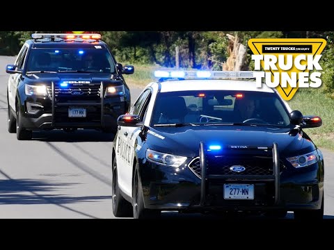 Police Car for Children | Kids Truck Video - Police Vehicles