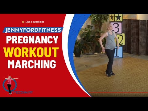 Pregnancy Marching Workout (40 minutes) At-Home Low-Impact