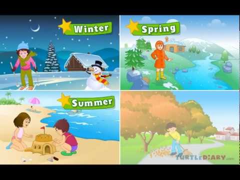 Learn  all about the four seasons at www.turtlediary.com