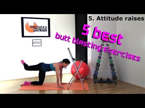 FREE Ballet Barre Butt Glutes Workout - Barlates Body Blitz 5 Best Butt Blasting Exercises