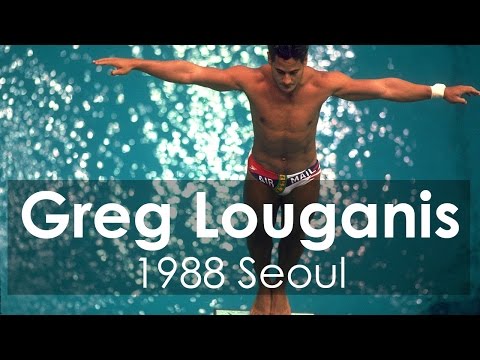 Greg Louganis Hits Head, Wins Diving Gold for U.S. at 1988 Olympic Games