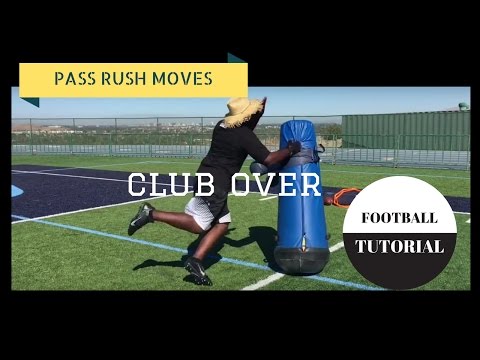 CLUB OVER | Pass Rush Moves | Defensive Line Drills | American Football Tutorial