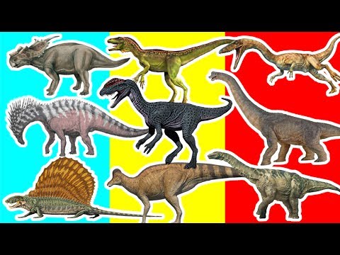 Jurassic Dinosaurs for Kids! Learn Dinosaurs Names Sounds | Learning Dinosaurs movie fun cartoons