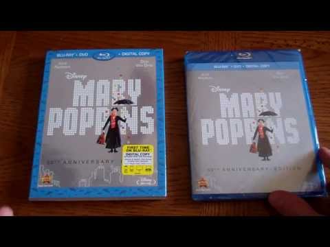 Mary Poppins - 50th Anniversary Edition Blu-ray Unboxing DISNEY