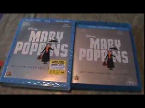 Mary Poppins 50th Anniversary Edition Blu-Ray Unboxing