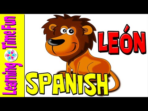 Animal Names in Spanish for Kids | Spanish Language | Zoo Animals | Animales para Niños