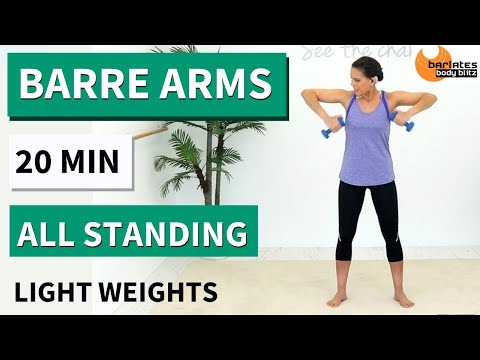 BALLET BARRE WORKOUT Barre Upper Body - Barlates Standing Barre Arms with Linda Wooldridge