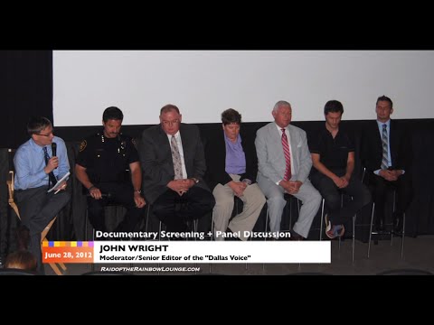 "Raid of the Rainbow Lounge" Panel Discussion - (following documentary screening) - June 28, 2012