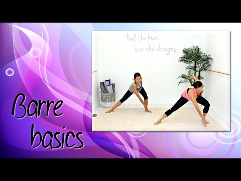 Total Body Ballet Barre Workout - Barre Basics Beginners Intermediate Barre BARLATES BODY BLITZ