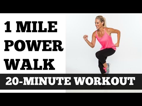 1 Mile Power Walk Full Length Walking Workout Video Low Impact