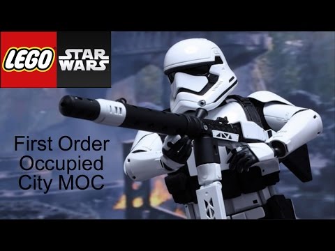 Lego Star Wars First Order Occupied City MOC (HUGE)