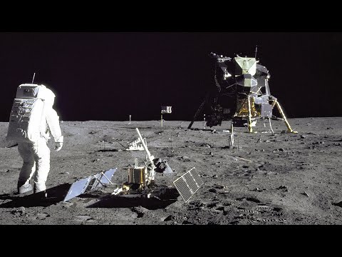 Restored Apollo 11 EVA