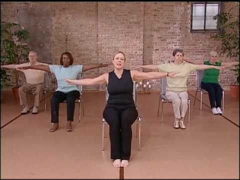 'Core Fitness' Chair Pilates Workout - Abdominal Exercise for Seniors, Chair Exercise