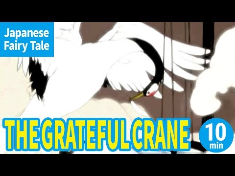 THE GRATEFUL CRANE (ENGLISH) Animation of Japanese Folktale/Fairytale for Kids