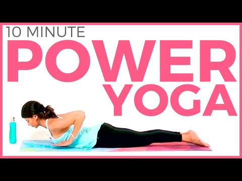 Power Yoga for Strength, Flexibilty & Balance (10 minutes) Sarah Beth Yoga