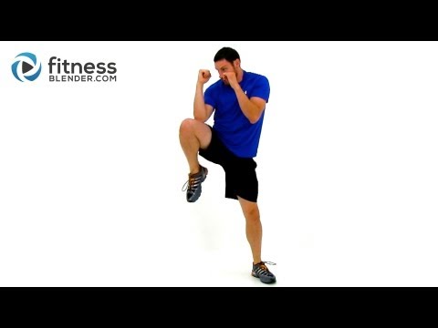 Kickboxing Cardio and Abs - 9 Minute No Equipment Cardio Workout to Burn Belly Fat