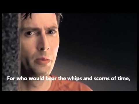 Hamlet's monologue - To be or not to be - David Tennant sub