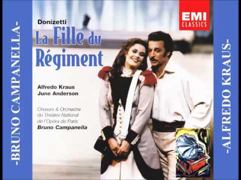 LA FILLE DU REGIMENT. G. Donizetti. (Anderson & Kraus)