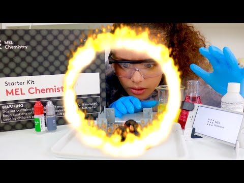 FIRE SNAKE CHALLENGE 🔥 How To Use Mel Chemistry Kit Unboxing Cool Science  🔥 Ambi C Vlog
