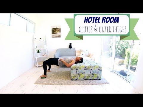 Butt Workout Outer Thigh Workout - BARLATES BODY BLITZ Hotel Room Glutes and Outer Thighs