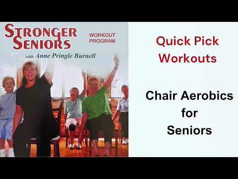 Stronger Seniors Chair Aerobic Exercise Video for Seniors