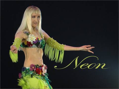 Neon - "Flora" bellydance performance for "Metamorphosis" show, NYC - belly dance