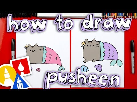 How To Draw Pusheen Mermaid *Giveaway*