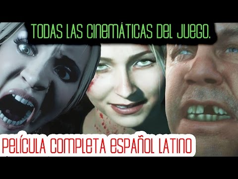 Until Dawn | Pelicula Completa | Español Latino | TODAS LAS CINEMÁTICAS DEL JUEGO | 1080p