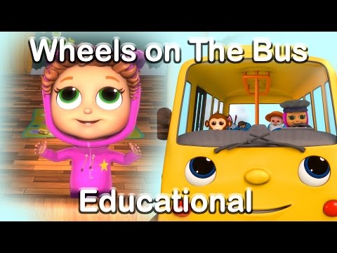 The Wheels on the Bus - Educational Nursery Rhymes with Baby Joy Joy