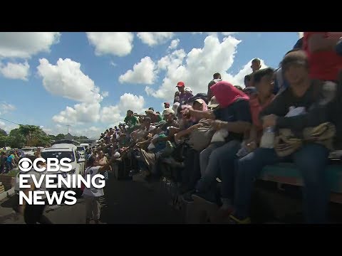 Migrant caravan believed to be largest on record