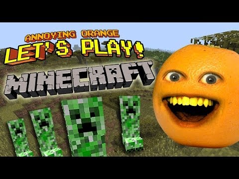 Annoying Orange Let's Play! - MINECRAFT