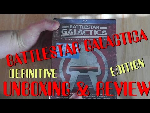 BATTLESTAR GALACTICA-DEFINITIVE (REVIEW & UNBOXING)- BLU-RAY