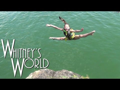 Cliff Diving Gymnast | Big Time at the Lake | Whitney & Blakely