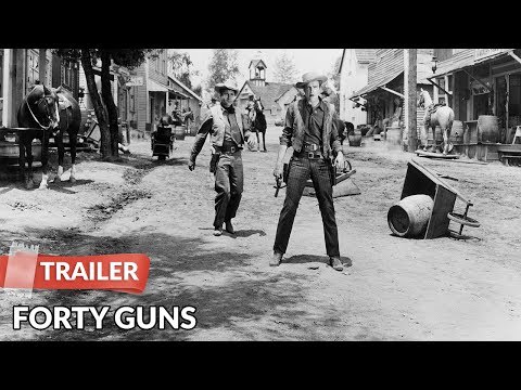 Forty Guns 1957 Trailer | Barbara Stanwyck