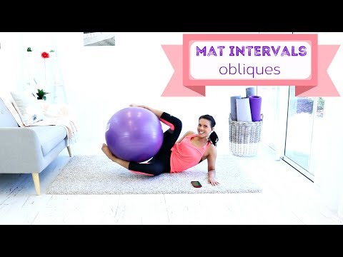 Stability Ball Workout Fit Ball ABS Workout - BARLATES BODY BLITZ Mat Intervals Obliques