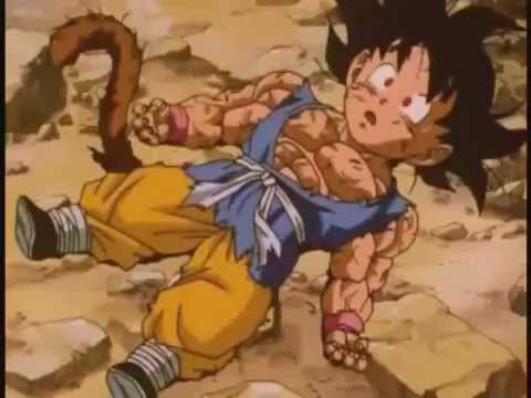 Goku y su Transformacion en Super Saiyan 4 - Dragon Ball GT