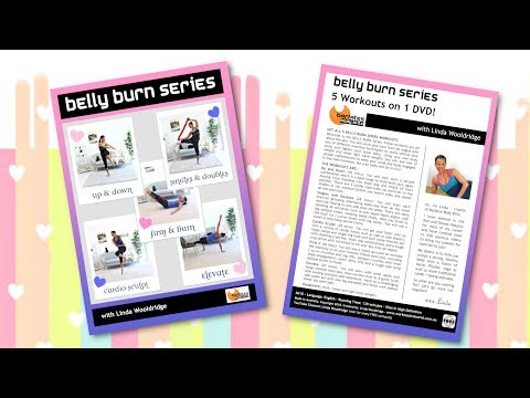 BARLATES BODY BLITZ Belly Burn DVD 5 Workouts with Linda Wooldridge